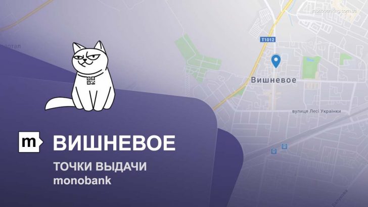 Карта отделений и точек выдачи в городе Вишневое